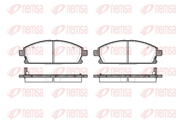 Brake Pad Set, disc brake (0674.12)