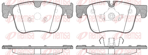 Brake Pad Set, disc brake (1560.00)