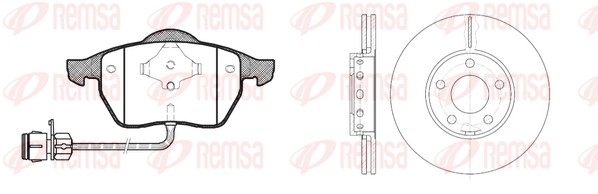 Brake Kit, disc brake (8390.01)