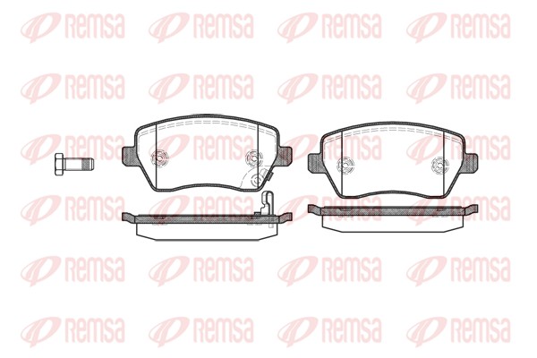 Brake Pad Set, disc brake (0987.11)