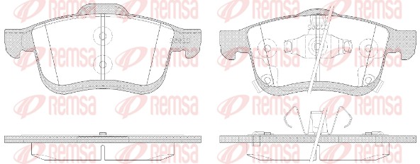 Brake Pad Set, disc brake (1183.42)