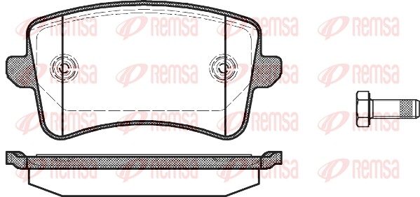 Brake Pad Set, disc brake (1343.00)