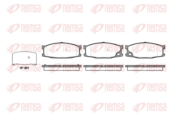 Brake Pad Set, disc brake (0283.10)