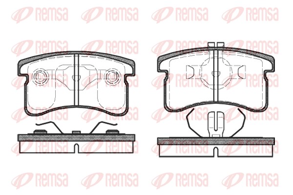 Brake Pad Set, disc brake (0489.00)
