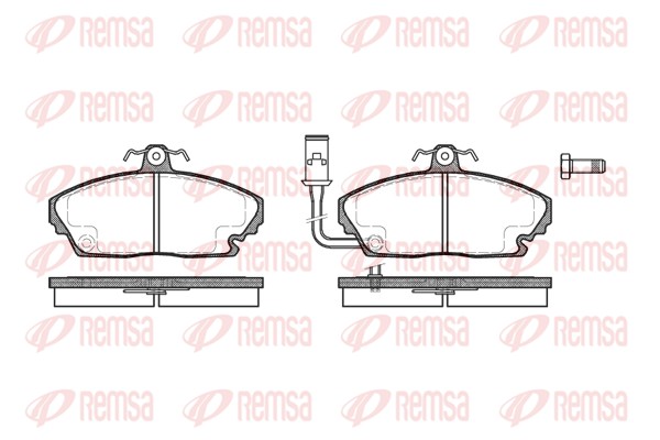 Brake Pad Set, disc brake (0250.01)