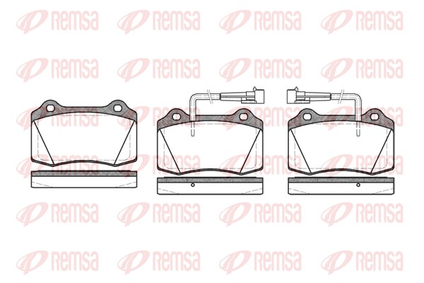 Brake Pad Set, disc brake (0434.22)