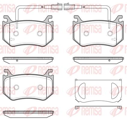 Brake Pad Set, disc brake (1715.02)