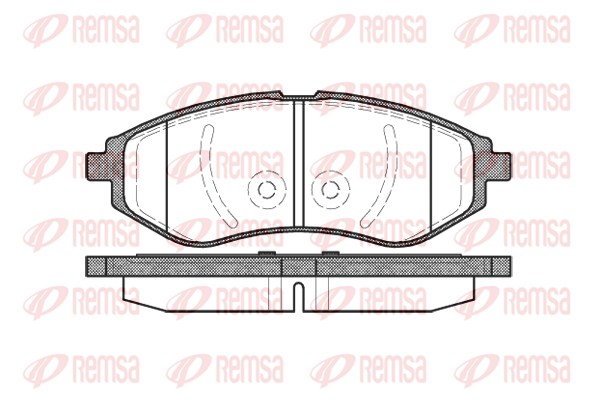 Brake Pad Set, disc brake (0986.00)