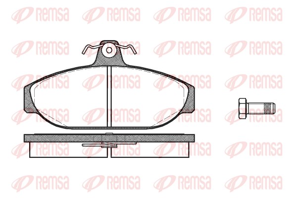 Brake Pad Set, disc brake (0156.00)