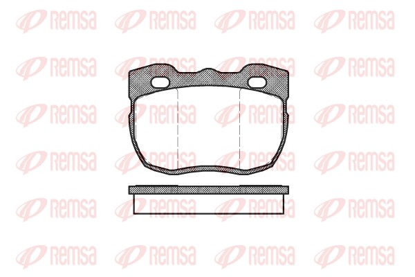 Brake Pad Set, disc brake (0267.00)