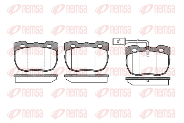 Brake Pad Set, disc brake (0267.11)