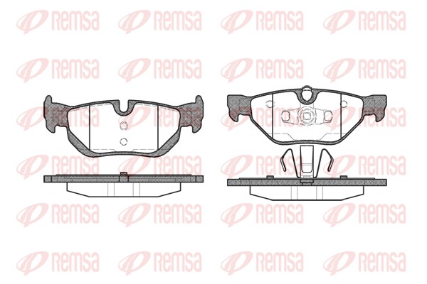 Brake Pad Set, disc brake (1145.00)