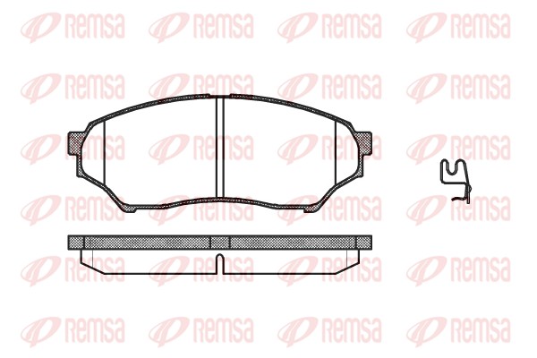 Brake Pad Set, disc brake (0845.01)