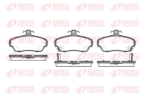 Brake Pad Set, disc brake (0490.02)