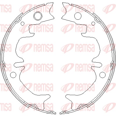 Brake Shoe, parking brake (4731.00)