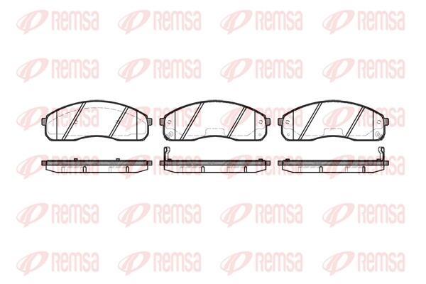 Brake Pad Set, disc brake (0821.02)