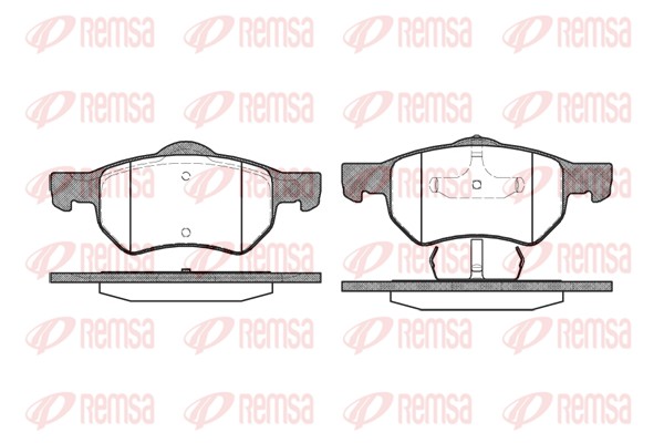 Brake Pad Set, disc brake (0882.00)