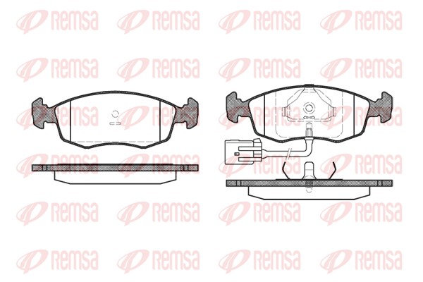Brake Pad Set, disc brake (0172.22)