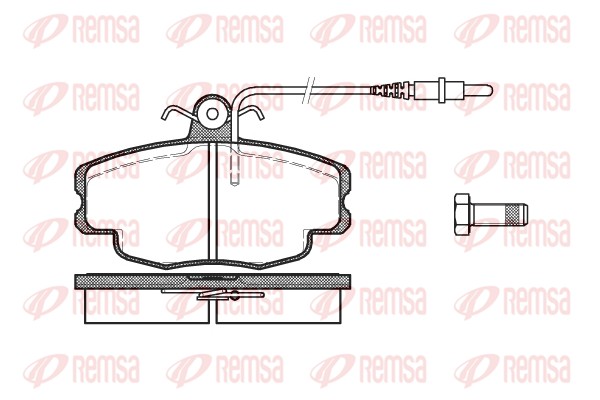 Brake Pad Set, disc brake (0141.24)