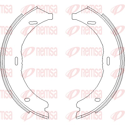 Brake Shoe, parking brake (4745.00)