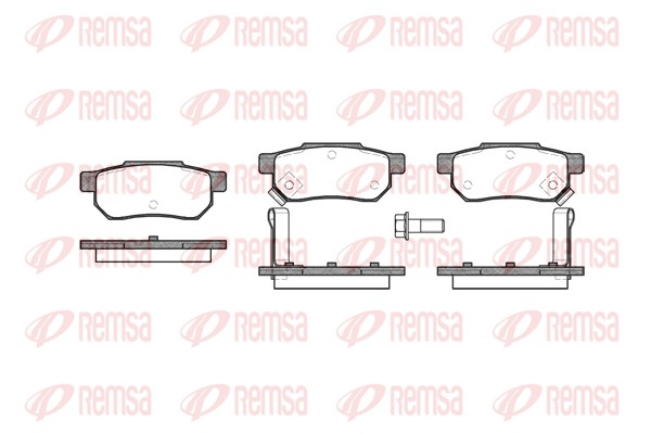 Brake Pad Set, disc brake (0233.02)