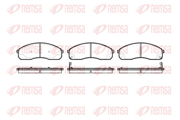 Brake Pad Set, disc brake (0821.12)