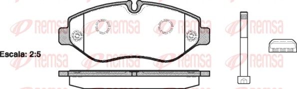 Brake Pad Set, disc brake (1245.10)