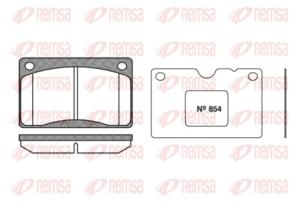 Brake Pad Set, disc brake (0042.50)
