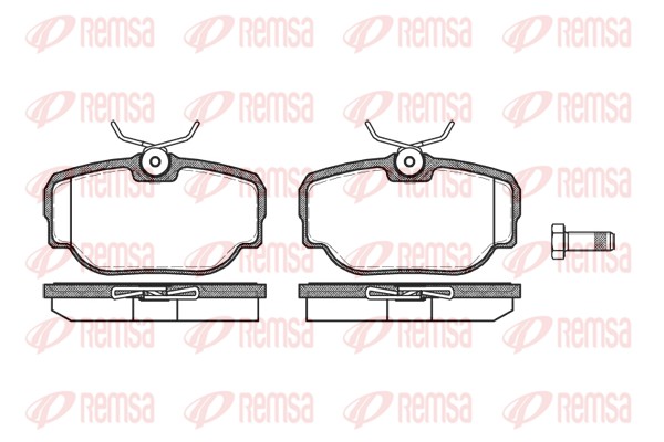 Brake Pad Set, disc brake (0577.00)