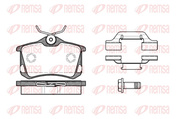 Brake Pad Set, disc brake (0263.50)