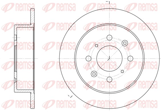 Brake Disc (6521.00)