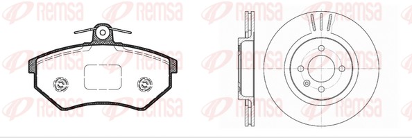 Brake Kit, disc brake (8134.03)