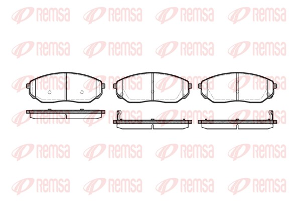Brake Pad Set, disc brake (1041.02)