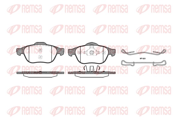 Brake Pad Set, disc brake (0843.00)