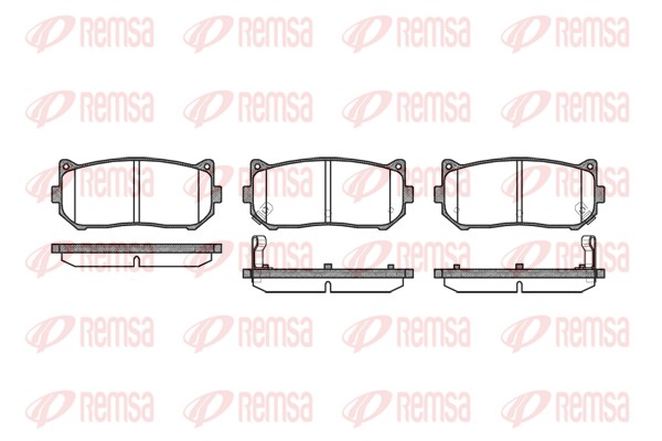 Brake Pad Set, disc brake (0649.02)