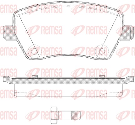 Brake Pad Set, disc brake (0987.22)