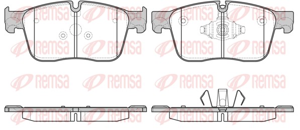 Brake Pad Set, disc brake (1683.00)
