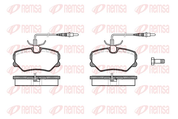 Brake Pad Set, disc brake (0262.12)