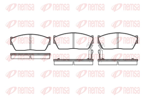 Brake Pad Set, disc brake (0147.02)