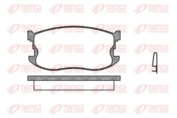 Brake Pad Set, disc brake (0198.04)