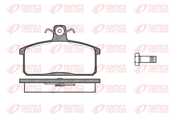 Brake Pad Set, disc brake (0128.40)