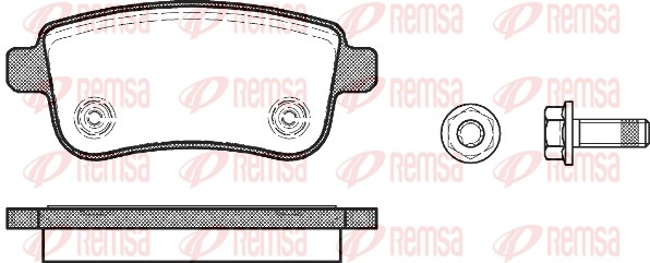 Brake Pad Set, disc brake (1387.00)