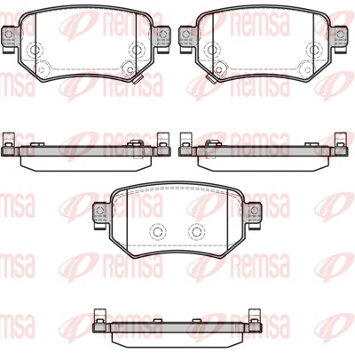 Brake Pad Set, disc brake (1682.02)