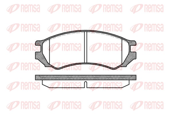 Brake Pad Set, disc brake (0344.00)