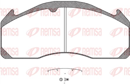 Brake Pad Set, disc brake (JCA 1033.00)