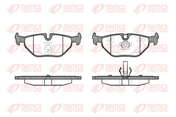 Brake Pad Set, disc brake (0265.40)