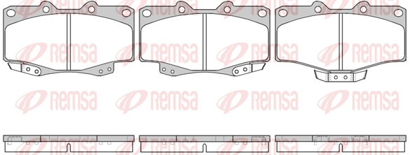 Brake Pad Set, disc brake (0315.04)