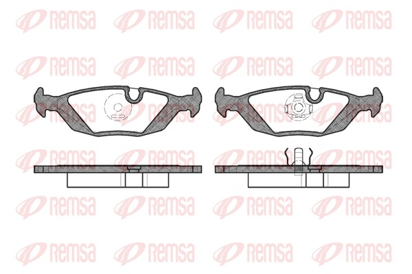Brake Pad Set, disc brake (0155.00)
