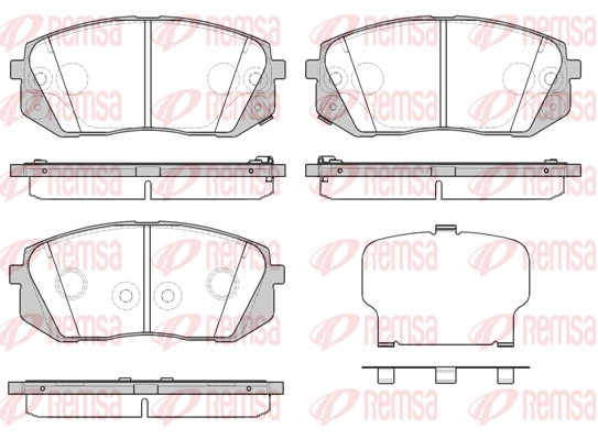 Brake Pad Set, disc brake (1302.52)