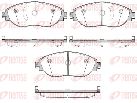 Brake Pad Set, disc brake (1470.00)